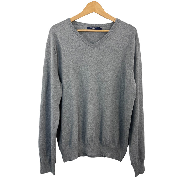 J. Crew Other - J.Crew Men's V-neck Cotton with Cashmere Long Sleeve Sweater Size XL